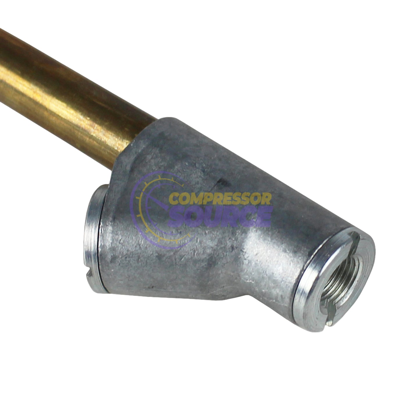 Milton Straight Foot Chuck Inflator Gauge 15" Dual Head Hose 10-160 PSI S-516