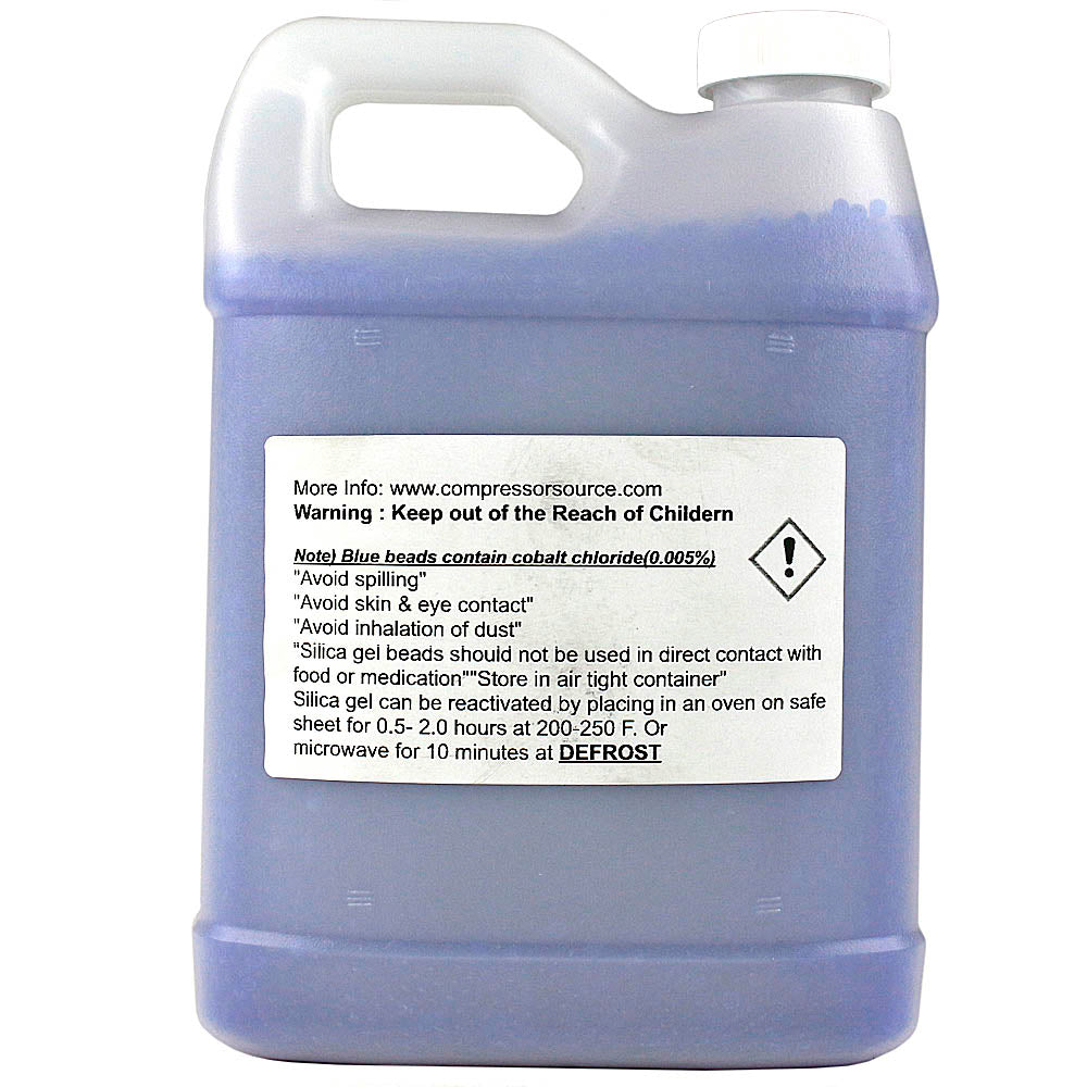 Air Dryer Desiccant Beads Silica Gel Color Changing Blue to Pink Moisture Absorbing 1 Quart