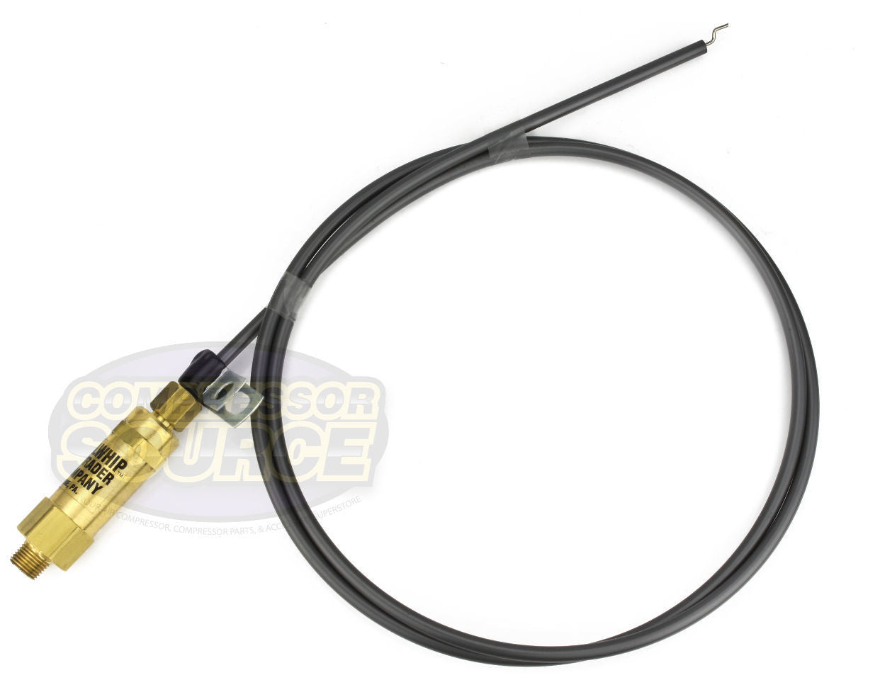 24" Inch Large Bullwhip Throttle Control Cable For Gas Air Compressors