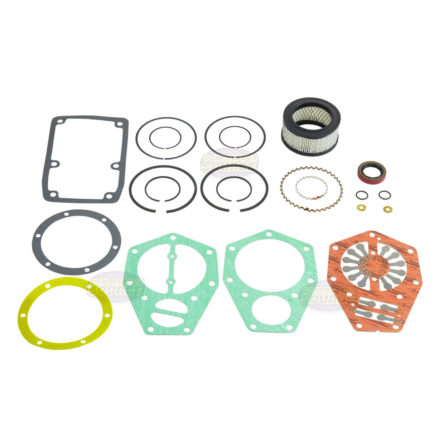 TUK-TF21NCAH Rebuild Tune-Up Kit for TF000021P and 3Z492 Air Compressor Pumps