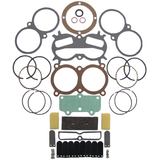 Complete Rebuild Kit For Campbell Hausfeld Air Compressor Pump With 2 3/4" Rings