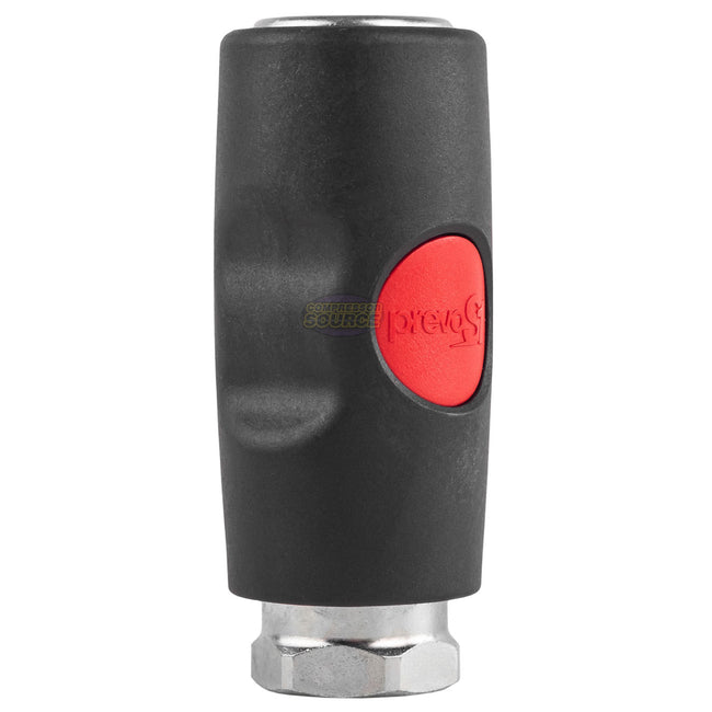 Prevost TruFlate 3/8" Safety Coupler USI081201 1/4" FNPT Push Button Automotive