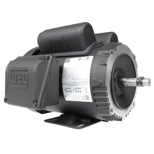 3/4 HP Single Phase Electric Motor 3500 RPM 56C Frame 115/208-230V TEFC C-Face WEG
