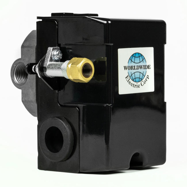 Four Port 115-150 PSI Air Compressor Pressure Switch Control 1/4" NPT 12 Amp