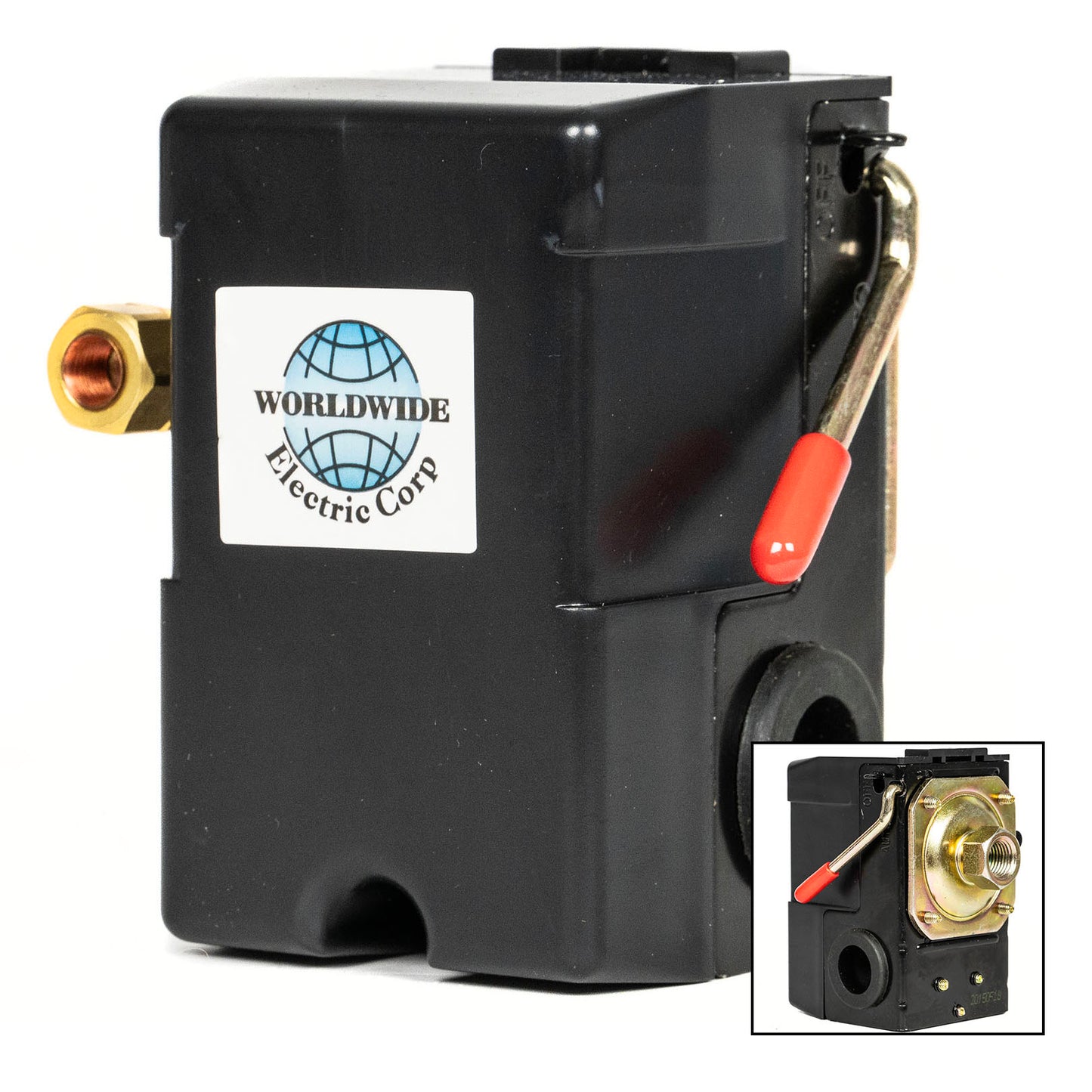 Single Port 115-150 PSI Air Compressor Pressure Switch Control 1/4" NPT 12 Amp