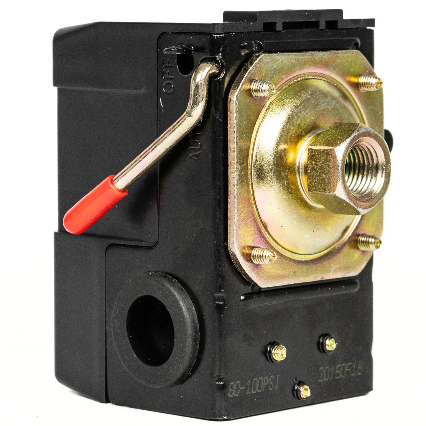 Single Port 80-100 PSI Air Compressor Pressure Switch Control 1/4" NPT 12 Amp