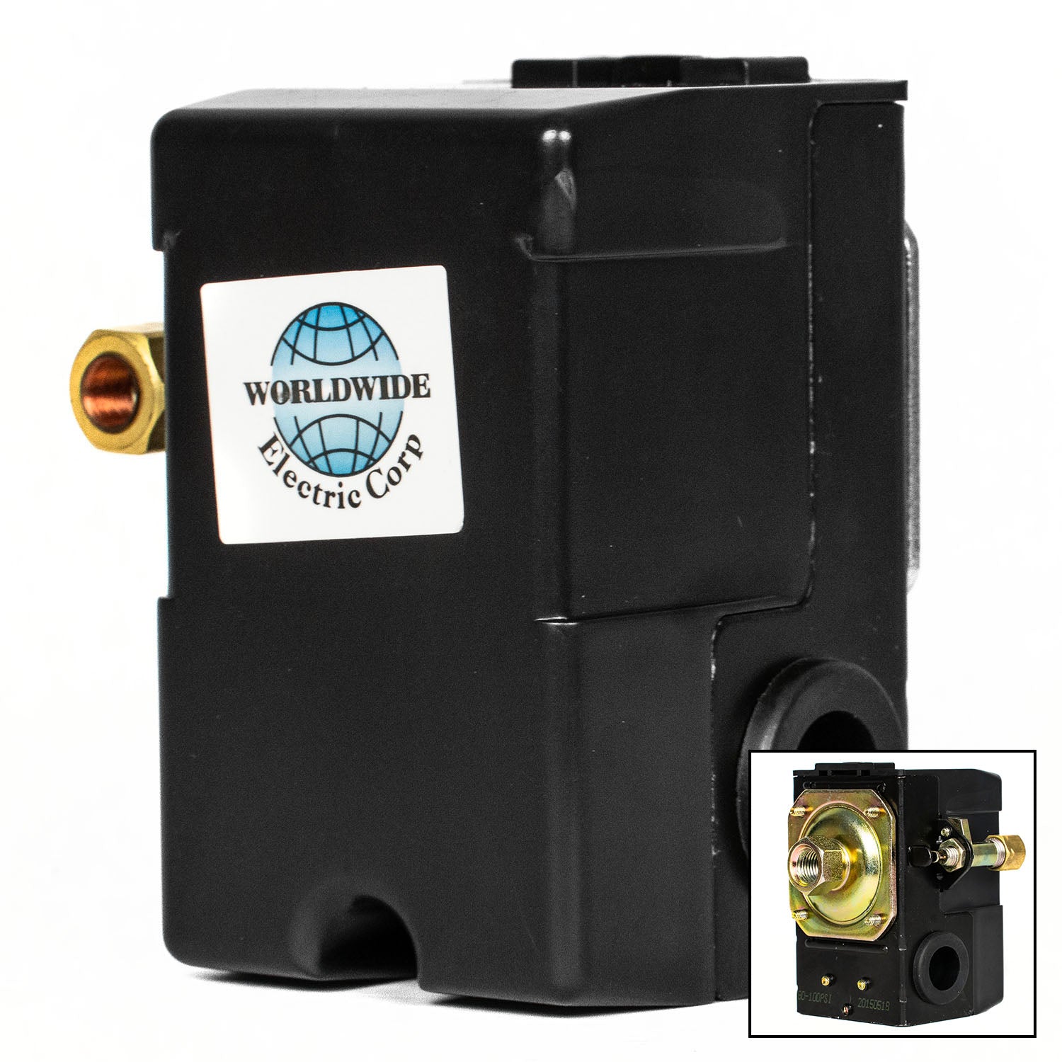 1 Port Pressure Switch 80-100 PSI 16 Amp 1/4
