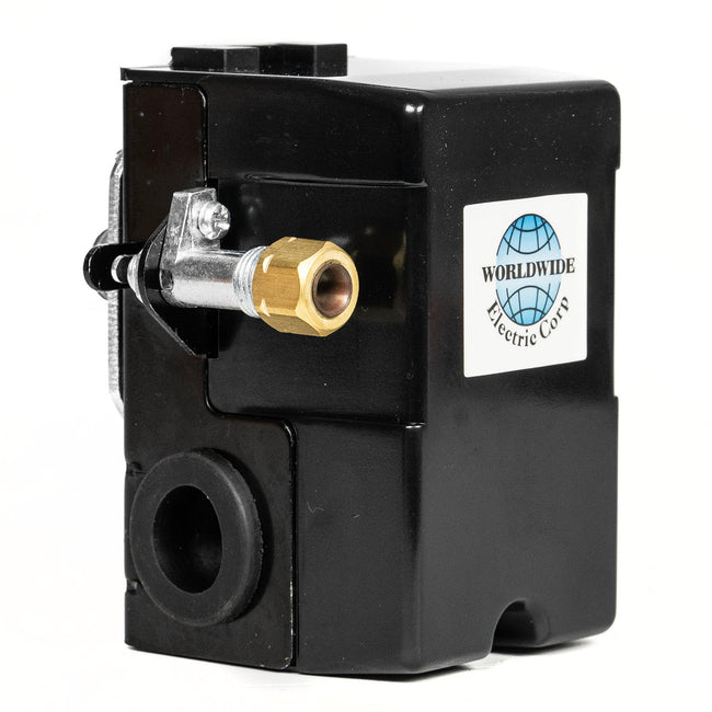 Single Port 95-125 PSI Air Compressor Pressure Switch Control 1/4" Male NPT