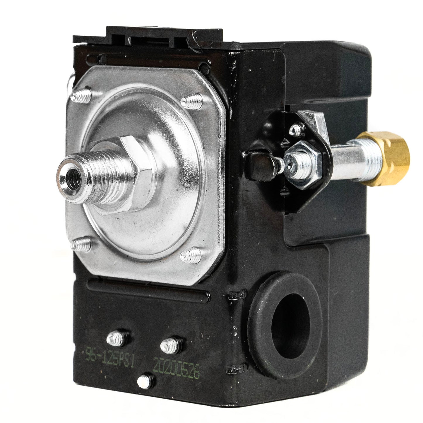 Single Port 95-125 PSI Air Compressor Pressure Switch Control 1/4" Male NPT