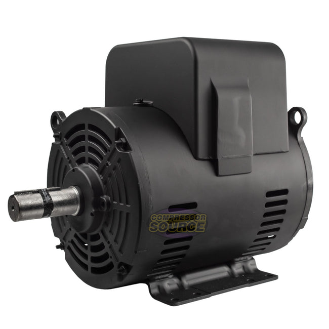 7.5 HP 1 Phase Electric Motor 3520 RPM 213/5T Frame 230V ODP WEG Replaces Baldor L1509T