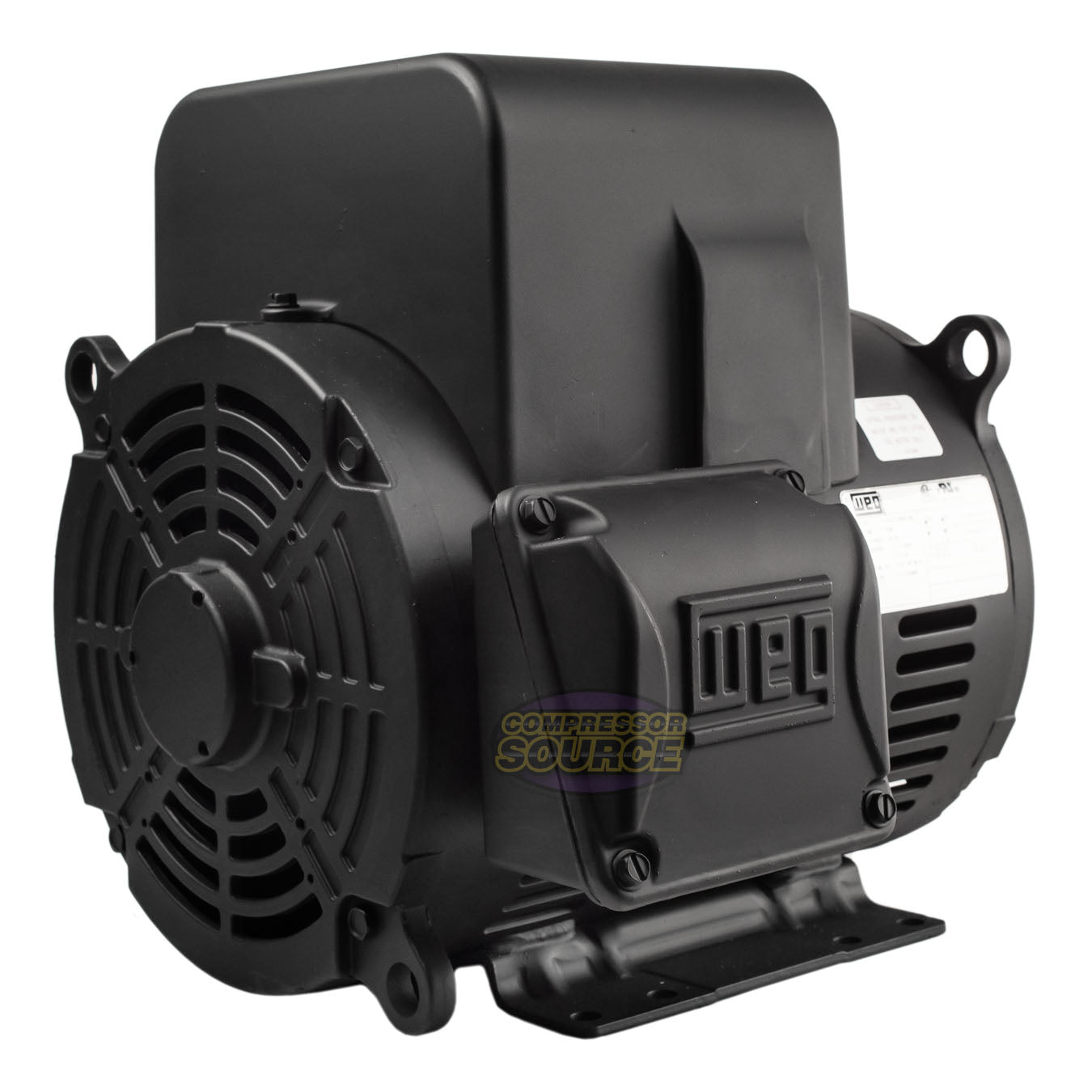 7.5 HP Single Phase Electric Compressor Motor 213T 215T 1800 RPM WEG