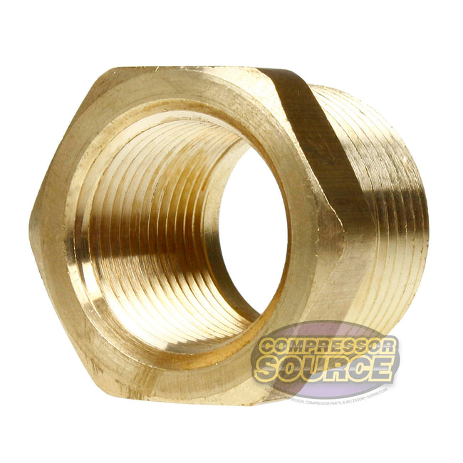 10 Pack 1" x 3/4" Male NPTF x Female NPTF Hex Bushing Reducer Brass Fitting