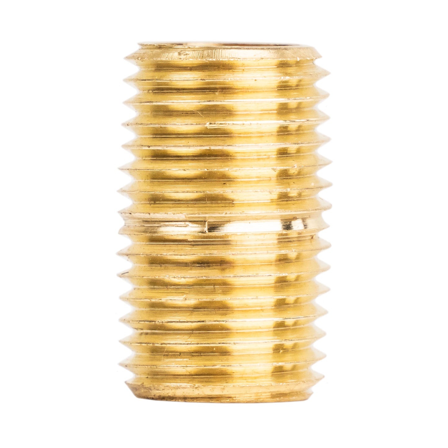 1/4" NPT X Male Close Pipe Nipple Threaded Brass Fitting Pipe Connector Brass