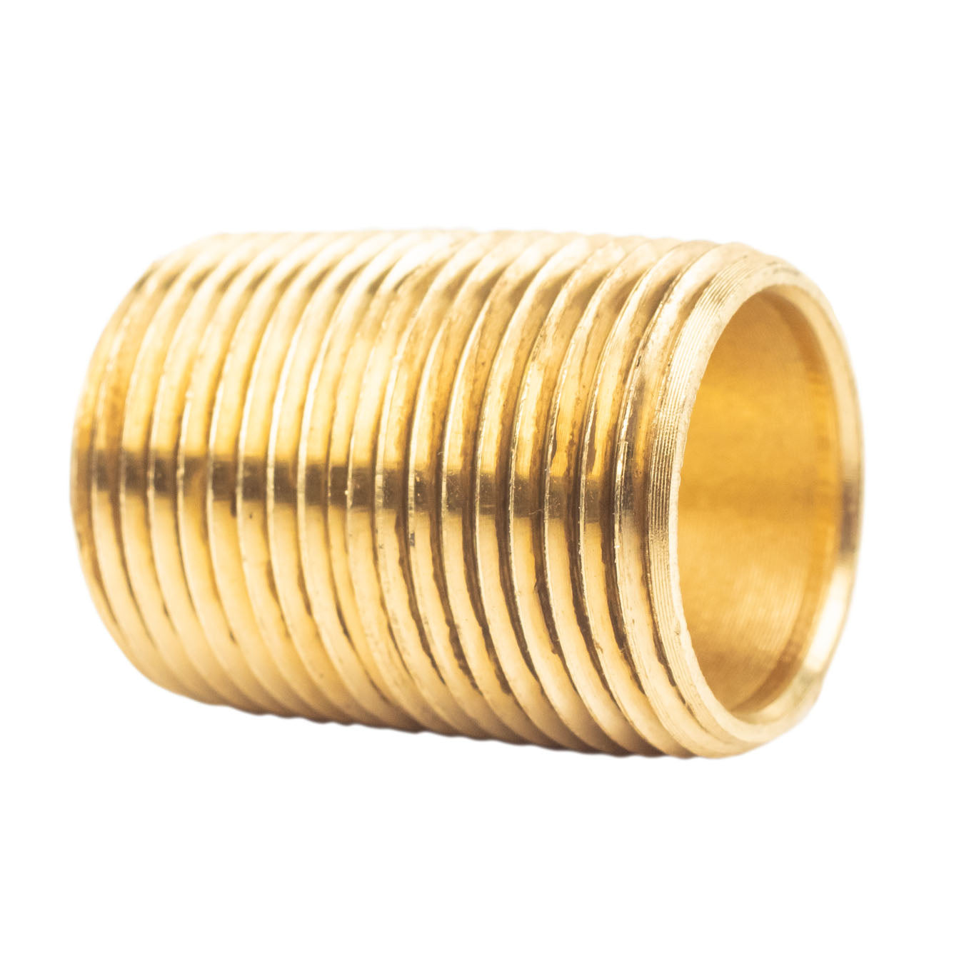 3/4" NPT X Male Close Pipe Nipple Threaded Brass Fitting Pipe Connector Single