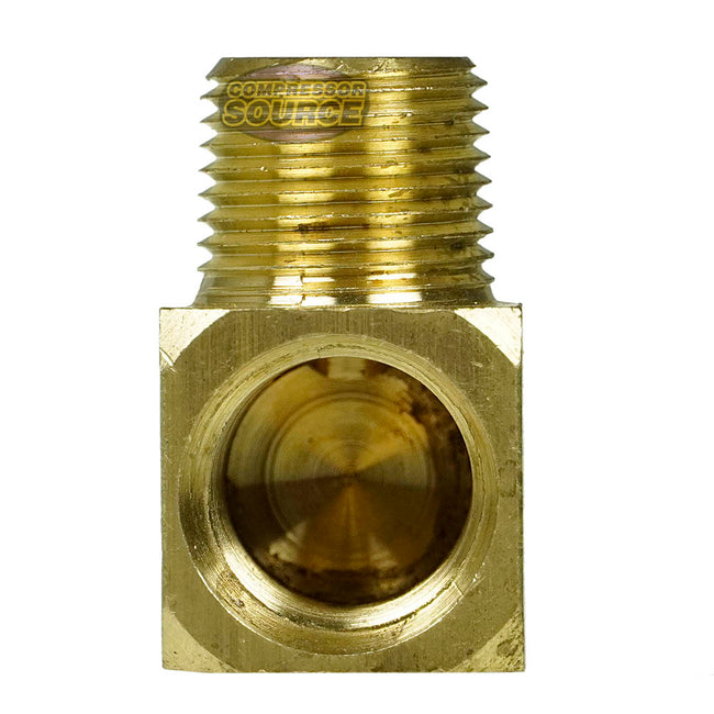 Street Elbow 90 Degree 3/8" Male NPT x 3/8" Female Brass Pipe Connector 116SE
