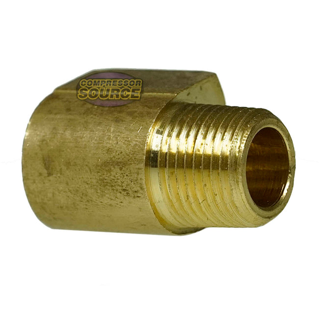 Street Elbow 90 Degree 3/8" Male NPT x 3/8" Female Brass Pipe Connector 116SE