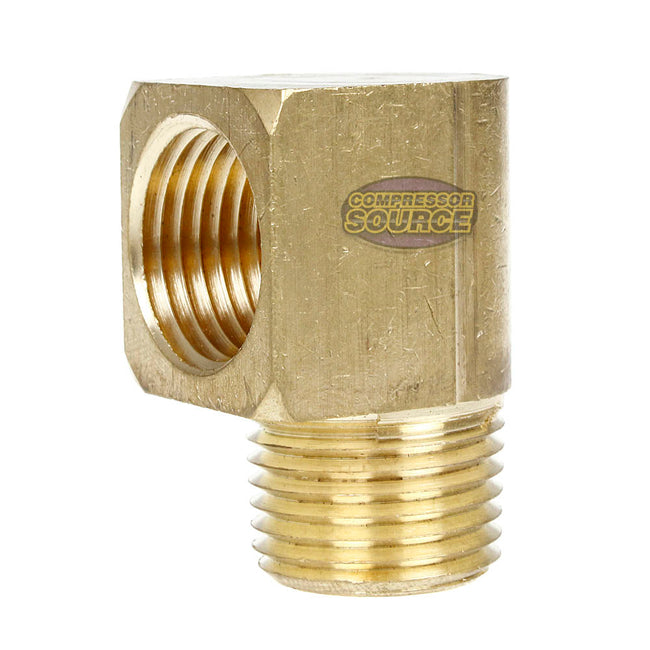 5 Pack 3/4" Male NPTF x Female NPTF 90 Degree Street Elbow Solid Brass Fitting