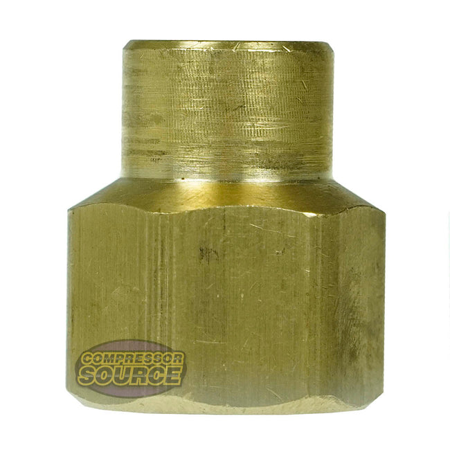 3/8" x 1/4" Yellow Brass Female to Female Coupling Reducer Pipe Fitting 119EE
