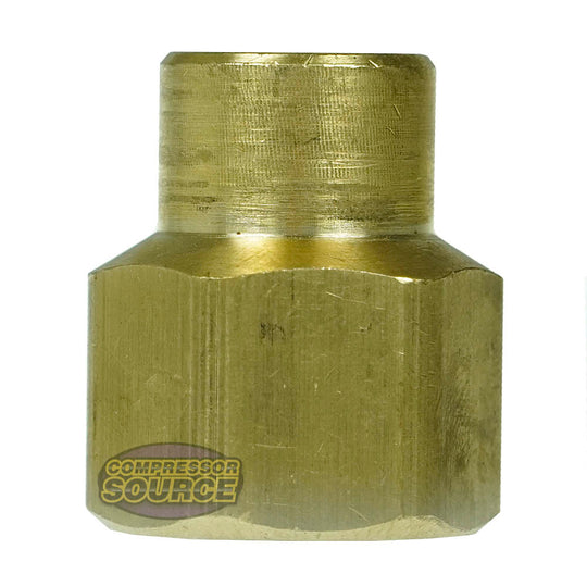 3/8" x 1/4" Yellow Brass Female to Female Coupling Reducer Pipe Fitting 119EE