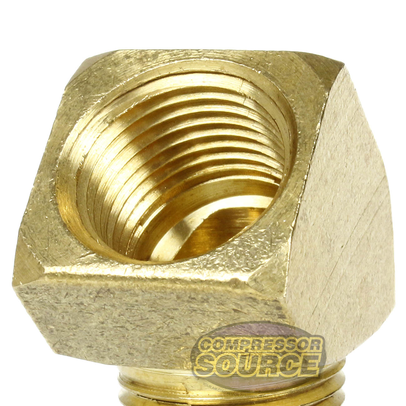 3/8" Male NPTF to Female NPTF 45 Degree Street Elbow Solid Brass Pipe Fitting