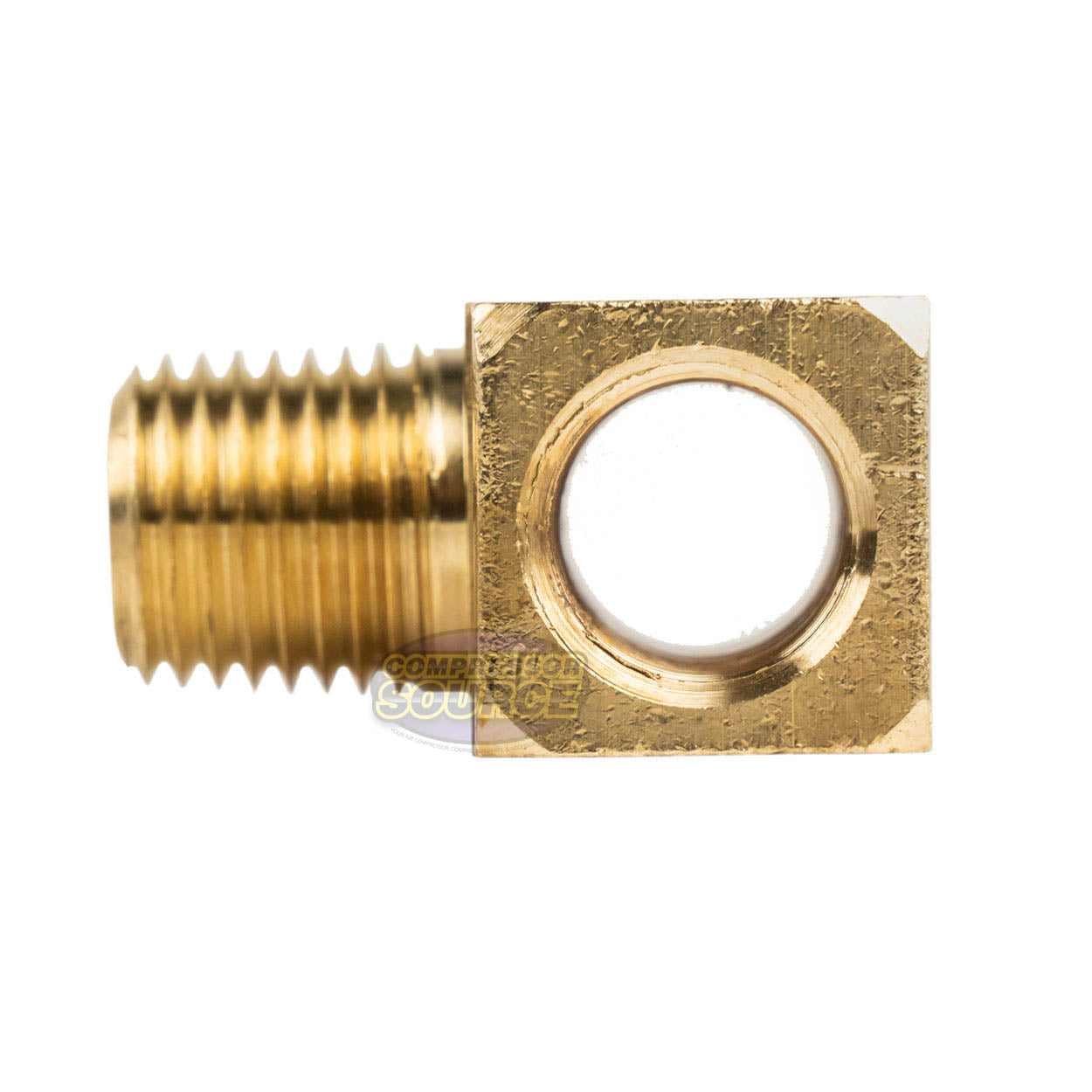 5 Pack 1/4" Male NPT x (2) 1/4" Female NPT Branch Tee Brass Union Tee Pipe Connector