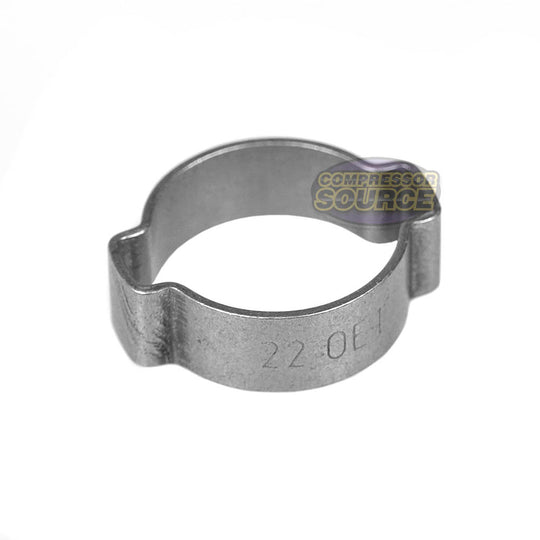 13/16" 2 Ear Hose Clamp for OEM Compressor Applications Carbon Steel 1510011
