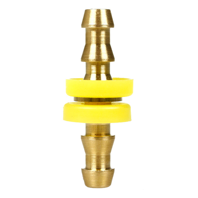 Brass Hose Barb Mender for 1/4" ID Hose Double Sided Fitting Milton USA Made