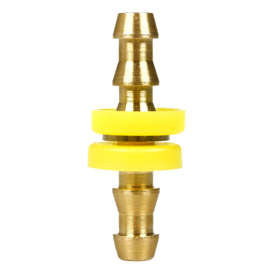 Brass Hose Barb Mender for 1/4" ID Hose Double Sided Fitting Milton USA Made