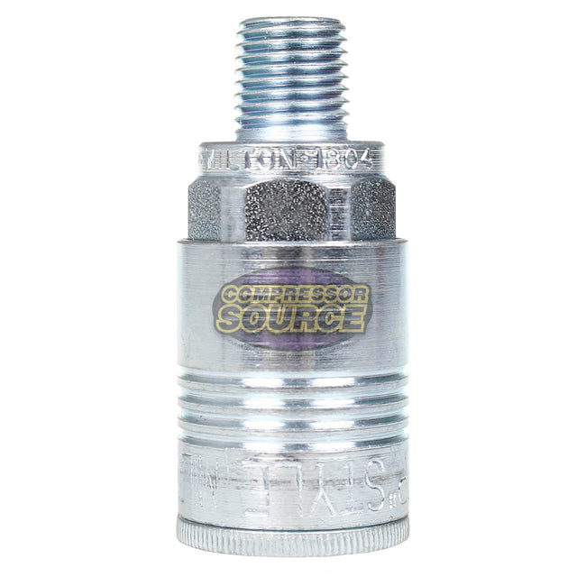 Milton Industries 1/4" MNPT Male P-Style Coupler Buna-N Seal 300 PSI Max 1804