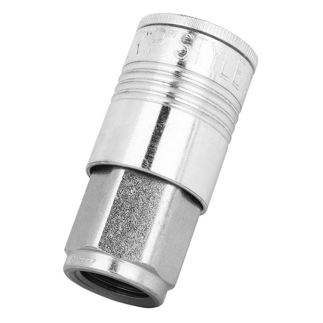 Milton Industries 3/8" FNPT Female P-Style Coupler Buna-N Seal 300 PSI Max 1805