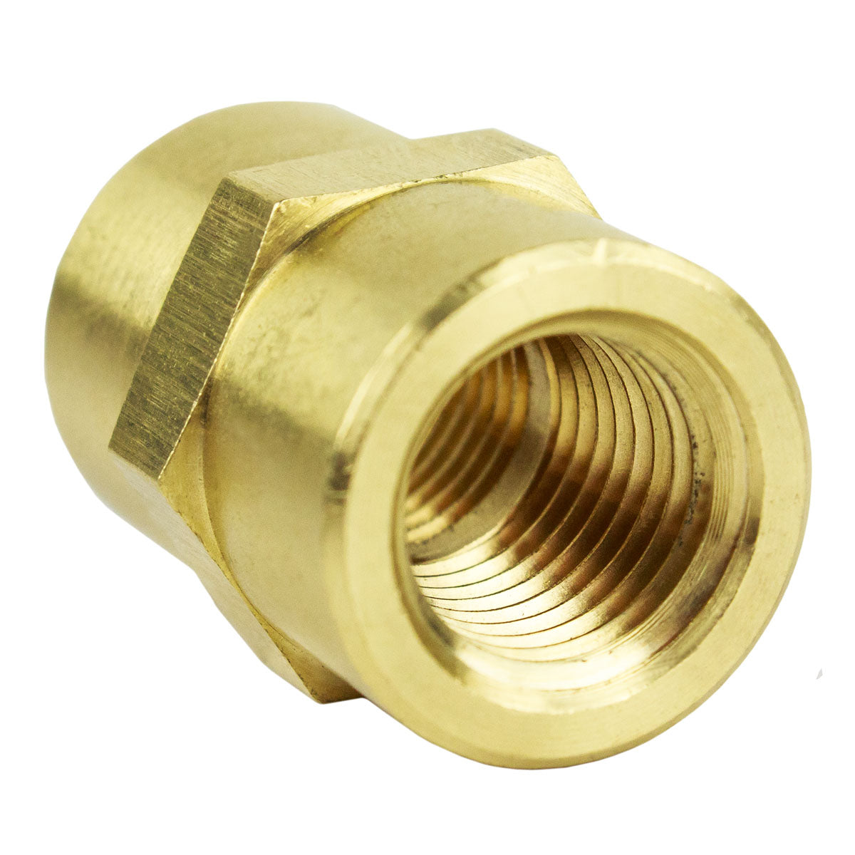 Ten 1/4" NPT Female Solid Brass Pipe Unions Adapter Fitting WOG Solid Connector