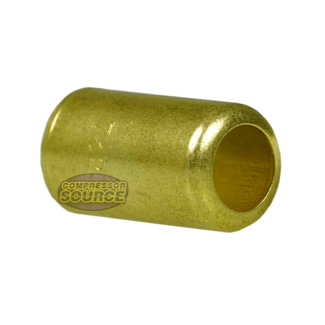 Brass Ferrule 9/16" Outer Diameter 3/8" Inner Diameter Smooth Crimp Design 32556