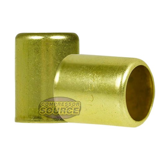 Brass Ferrule 13/16" Outer Diameter 5/8" Inner Diameter Smooth 2-Pack 32573
