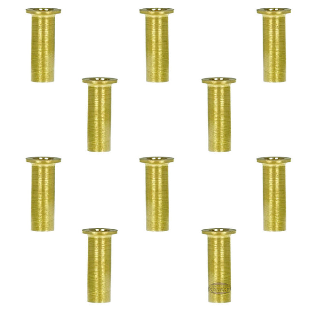 1/4" Brass Compression Insert Fitting For Water Fuel Oil Applications 10-Pack