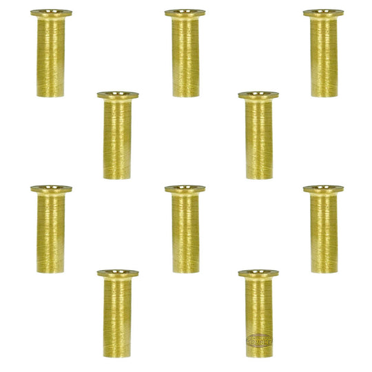 1/4" Brass Compression Insert Fitting For Water Fuel Oil Applications 10-Pack