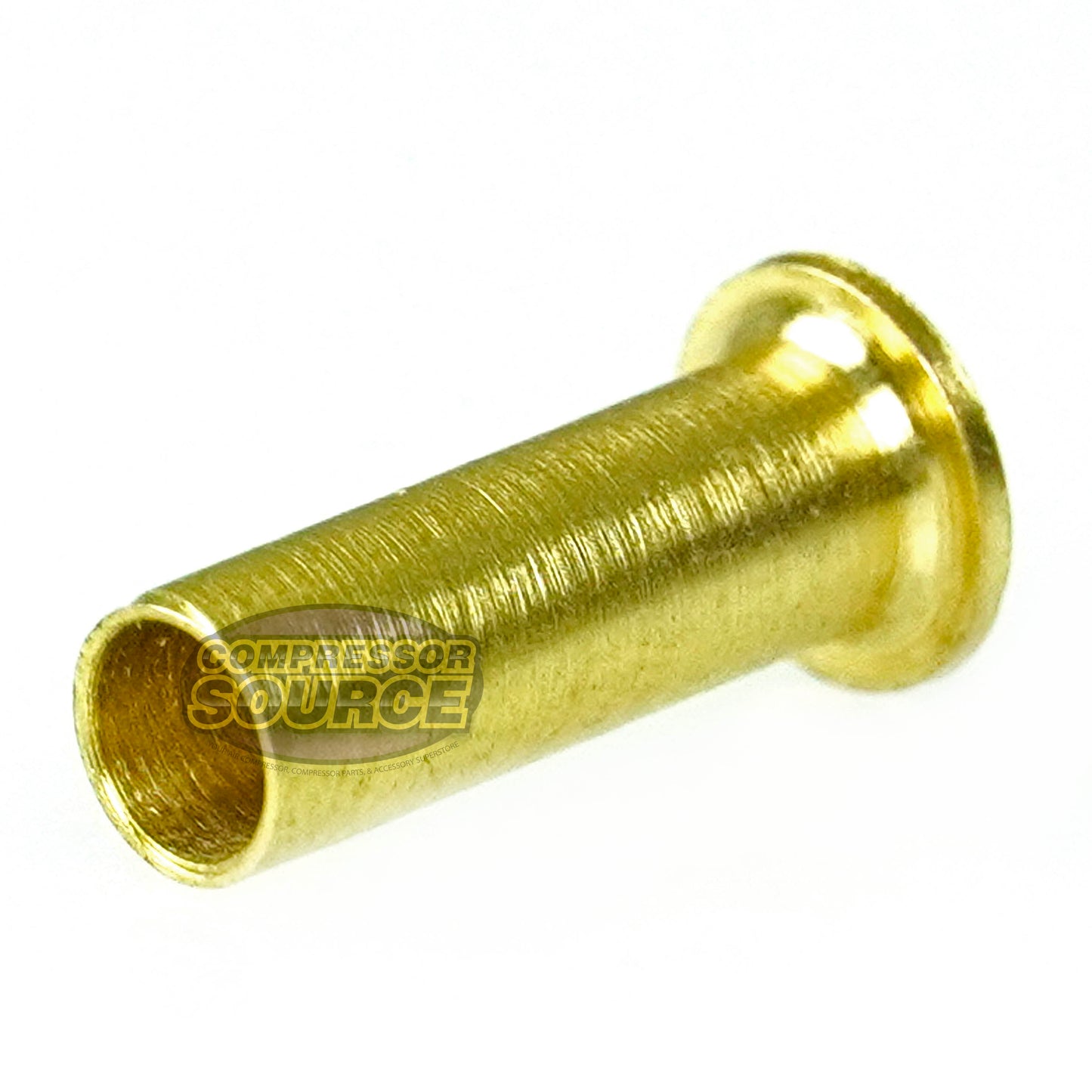 1/4" Brass Compression Insert Fitting for Air Water Fuel Oil Applications 2-Pack