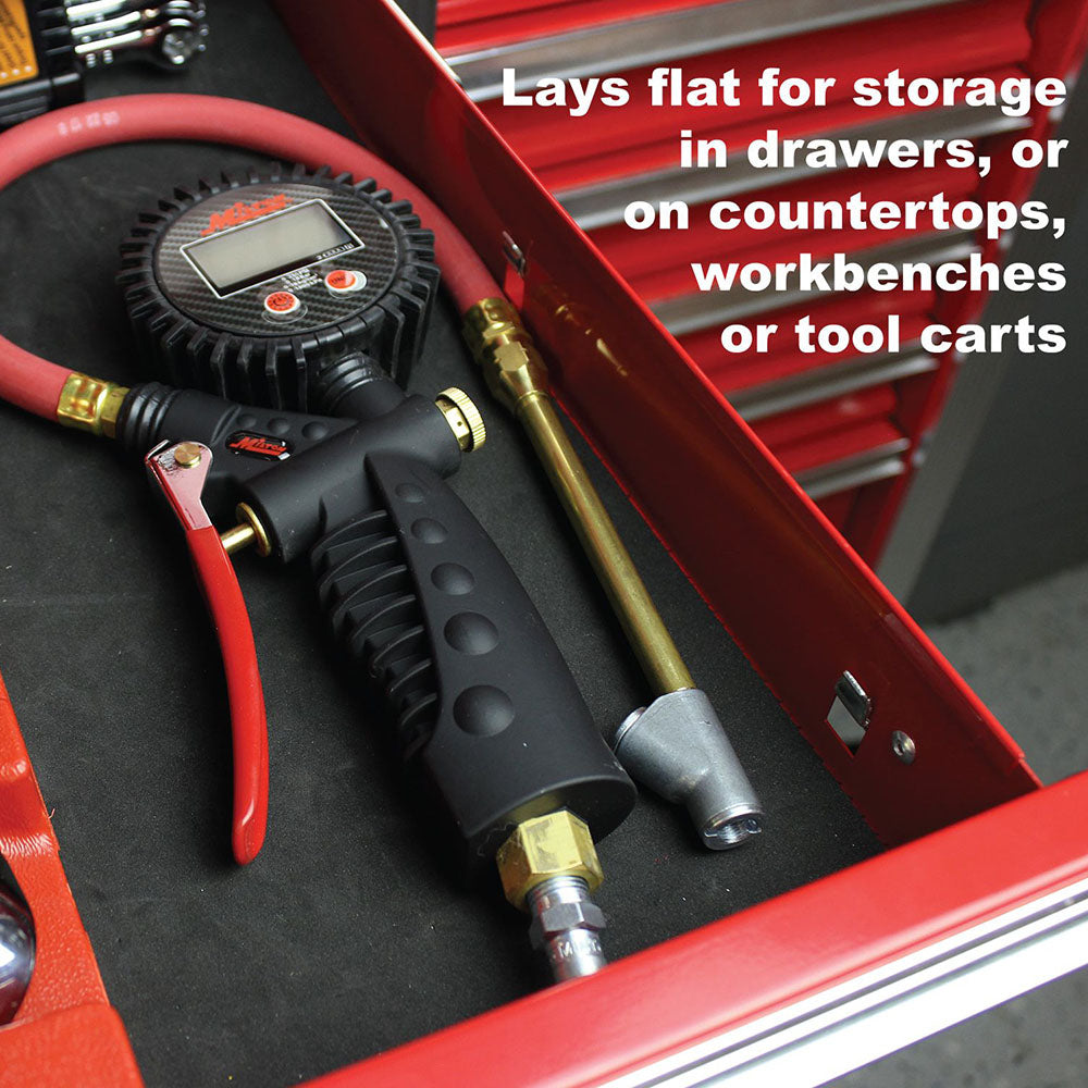 255 PSI Pro Digital Tire Inflator Gauge Kwik Grip Safety Air Chuck Mil ...