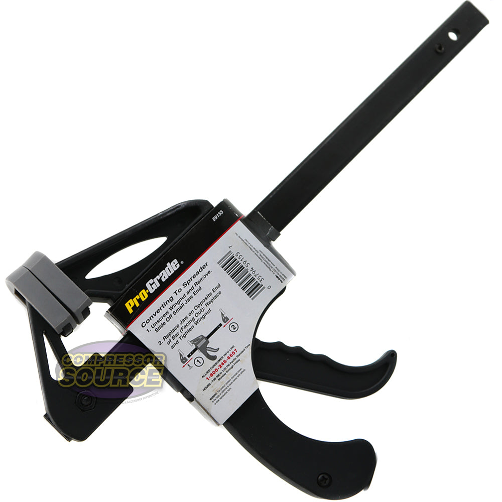 6" Inch Ratcheting Release Bar Vise Grip Clamp Squeeze Wood Spreader One Handed