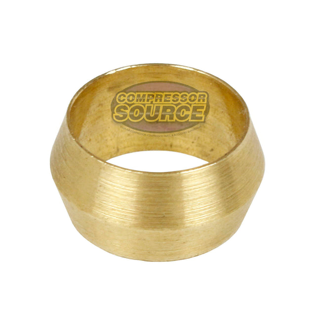 3/8" Compression Sleeve Solid Brass Ferrule for 3/8" Compression Tubing 60E