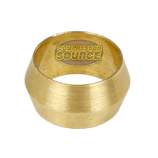 3/8" Compression Sleeve Solid Brass Ferrule for 3/8" Compression Tubing 60E