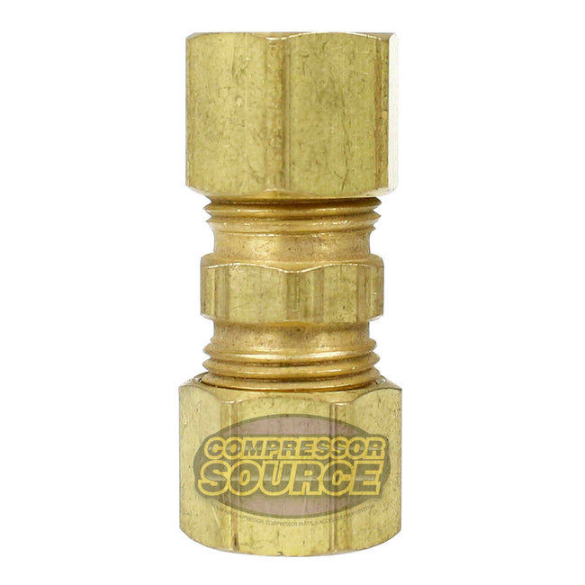 5/16 Compression Nut Hex Shape 1/2-24 Thread Size Solid Brass Fitting New