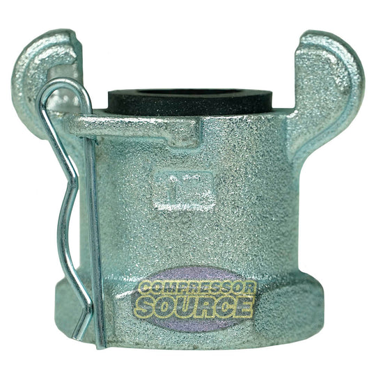 1" Female National Pipe Thread Iron Ductile Pipe Coupling With Female End 66012