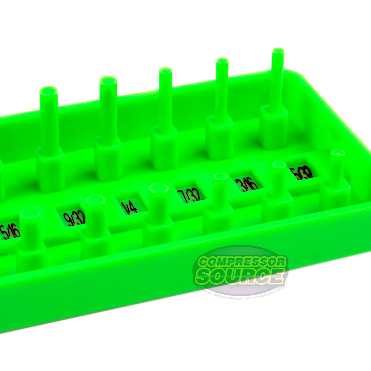 GRIP 1/4" Socket Tray Metric or SAE with Sliding Selector Universal Green 67260