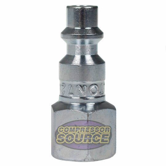 Milton 1/4" FNPT M-Style Plug 40 SCFM Max 300 PSI Maximum Pressure Steel 728BK