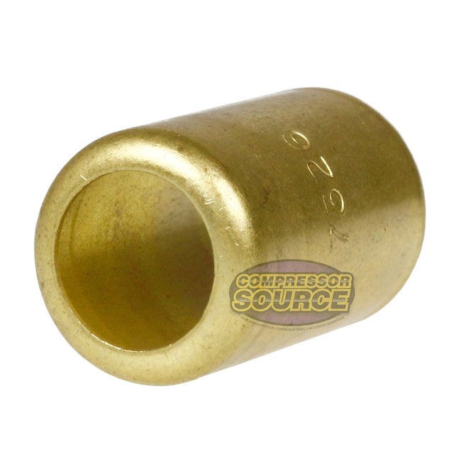 2 Pack Brass Ferrule 5/8" Inner Diameter 7/16" Pierce Smooth Crimp Hose Fitting