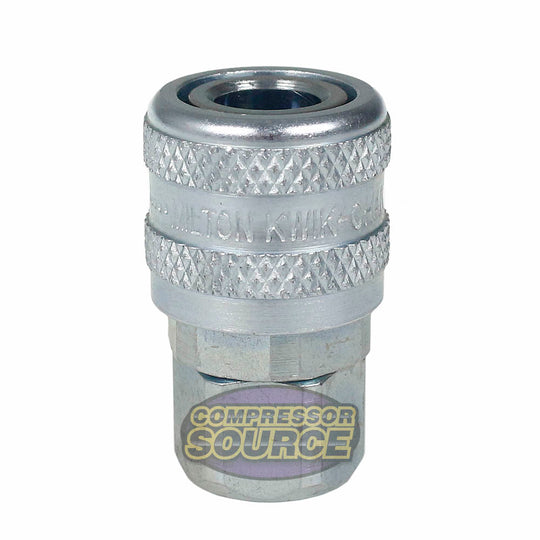 Milton 1/4" FNPT Female Push Type Coupler For A-Body Style Plugs 300 PSI Max 775