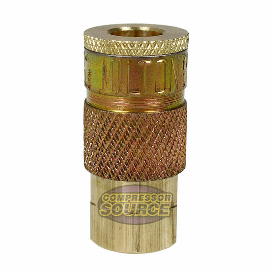 Milton 1/4" FNPT Female T-Style Coupler Quick Connect Fitting 300 PSI Max 785