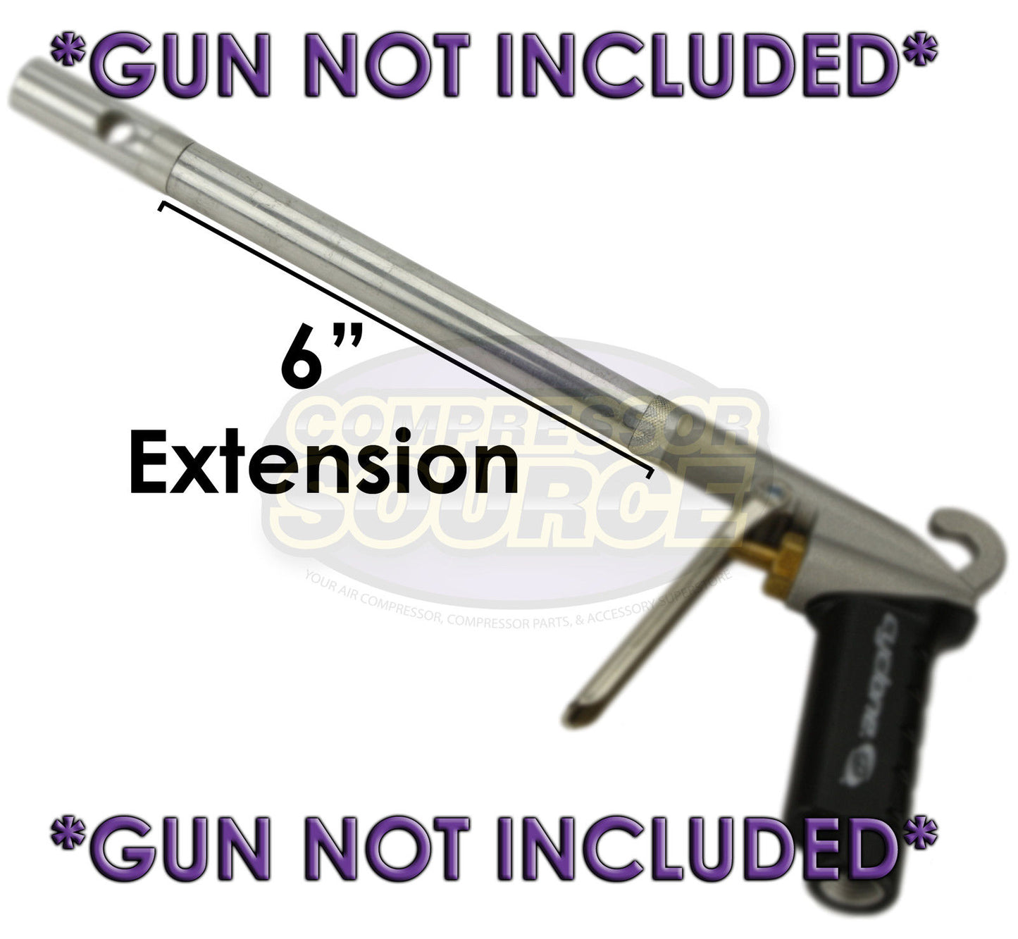 6" Extension AG1006 for Extreme High Flow Cyclone Blow Gun Extender New Legacy