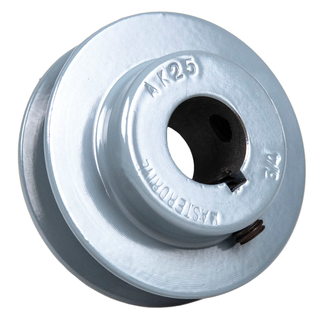 2.5" Single Groove Pulley fits A Section V-Belt 4L fits 3/4" Shaft AK25