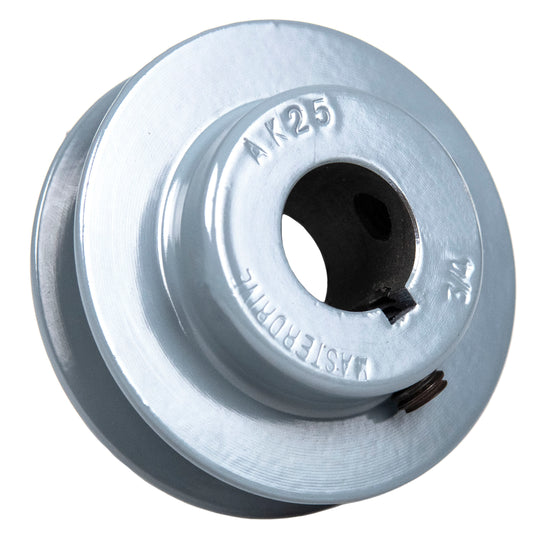 2.5" Single Groove Pulley fits A Section V-Belt 4L fits 3/4" Shaft AK25